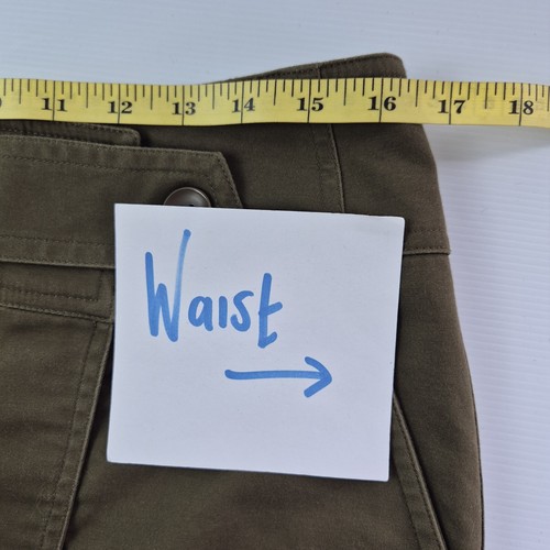 Jacqui E Skirt Womens Size 12 Khaki Green Pencil Knee Length Stretch Lined - Picture 4 of 7