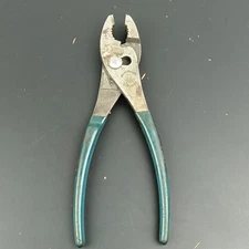 Blue-Point 8" Soft Grip Slip Joint Pliers BDG48CP Hand Tool Shop Used 
