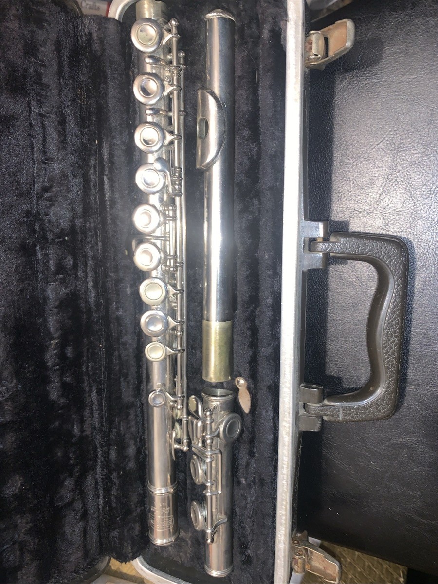 セルマー フルート BUNDY Vintage 1960s Bundy Selmer Flute￼ Elkhart Indiana USA W