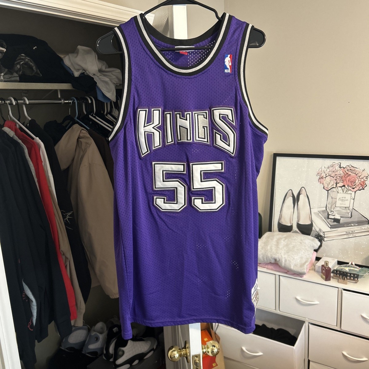ウェア Mitchell & Ness Jason Williams #55 L 100% Authentic Jason Williams #55 Mitchell & Ness Sacramento