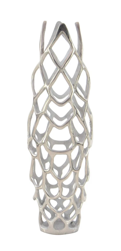 Aluminum Metal Decorative Vase Cutout Coral Centerpiece Vase, Vase for Home D... - Image 4 of 4