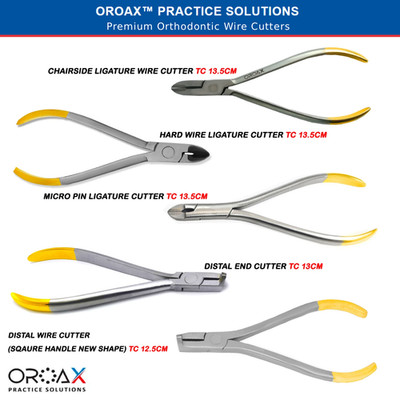 Alicates De Corte Alambre Para Ortodoncia OROAX Alta Acero Inoxidable Dentales