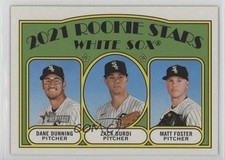 2021 Topps Heritage Rookie Stars Dane Dunning Zack Burdi Matt Foster #208 w1s