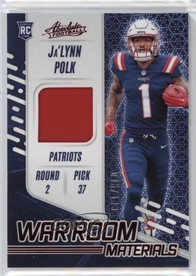 2024 Panini Absolute War Room Materials 15/199 Ja'Lynn Polk Rookie RC 1e1b