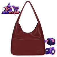 Hobo Bag Damen UmhäNgetasche Schwarz GroßE KapazitäT Vintage Beuteltasche