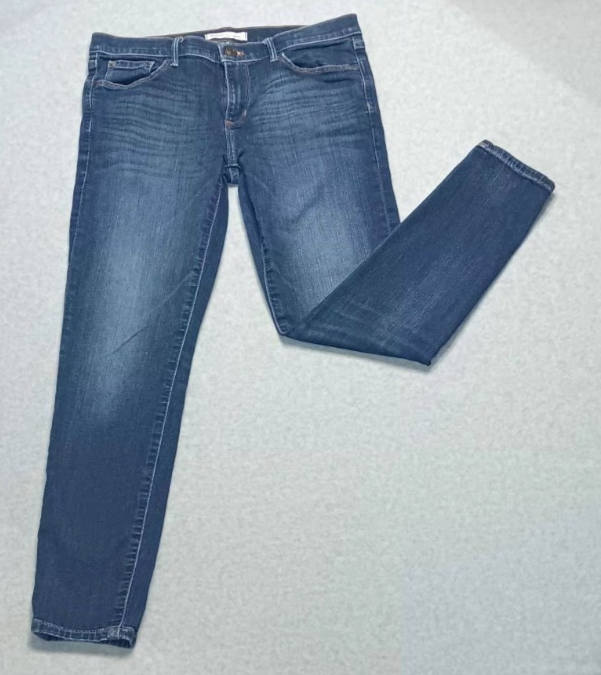 Banana Republic Denim Blue Jeans Women's Size 28 Skinny Ankle Stretch 5 pocket