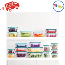 Snapware 38-piece Plastic Food Storage Set BPA Free Snaplock Lids