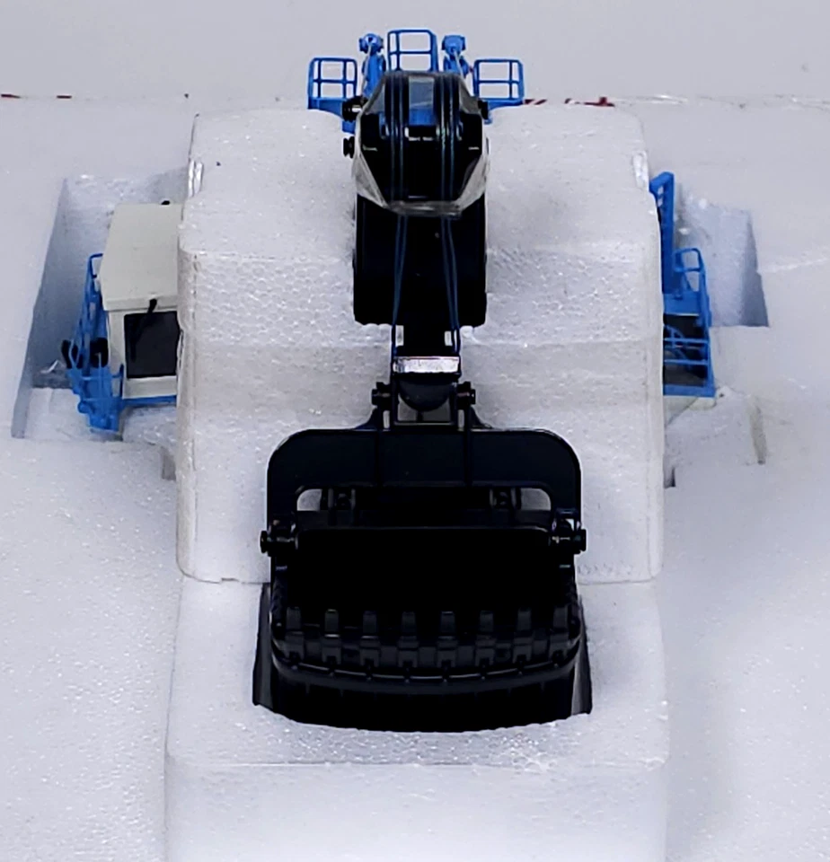 Pala minera P&H 4100XPB serie 72 yardas cucharón grande modelo fundido a presión escala 1:87 Foto 3 de 4