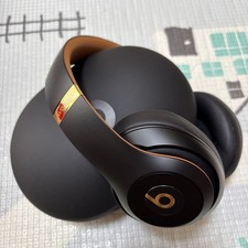 Beats Studio Wireless Headphones Black Brown with Case