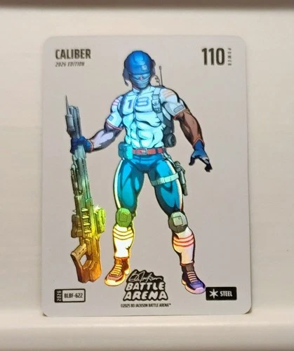 Caleb Williams "Caliber" 1st Edition (STEEL/BLIZZARD) Holo- 2026 BJ Battle Arena