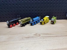SLIGHT WEAR Thomas  Friends Wooden Railway Train Lot Molly Diesel 10 Gordon