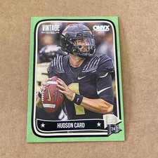 2024 ONYX VINTAGE Football GREEN card HUDSON CARD #50
