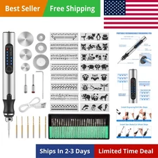 Cordless Electric DIY Engraving Pen,USB Rechargeable Cordless Rotary Tools, Pr