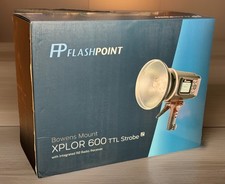 Flashpoint Xplor 600 R2 Monolight TTL Strobe Flash - Bowen Mount  Case