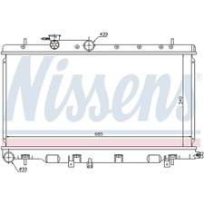 KÜHLER WASSERKÜHLER MOTORKÜHLER FÜR SUBARU 45111AE010 NEU