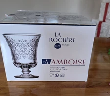 La Rochere Amboise Tumblers Glass Set of (4)  Glassware Made In France 8 oz