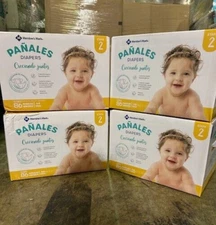 Member's Mark Baby Diapers Size 2 (12-18 Pounds), 344 Ct, Boxes Are In Spanish