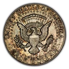 1964 50c Kennedy Half Dollar - Colorful Speckled Original Toning - BU - H2566
