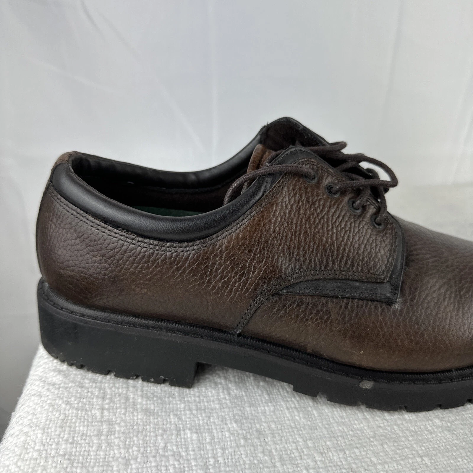 THOM BROWNE Scarpe Thom McAn Oxford cravatta punta tonda marrone uomo taglia 10 5 usate