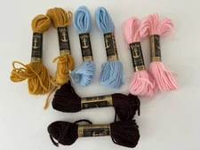 Tapestry Wool Anchor  8 Skeins Assorted Needlepoint Tapestry