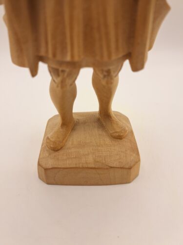 detaillierte geschnitzte Holzfigur - ein Man - Bürgermeister - H 19 cm - Bild 7 von 15