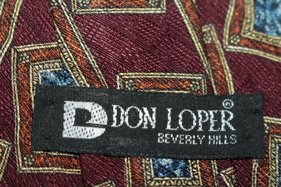 Corbata de seda DON LOPER F71558 Foto 4 de 4