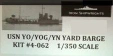 1/350  ISW 4062 - USS YO/YOG/YW - Yard Oiler/Barge  Resin & PE Model Kit