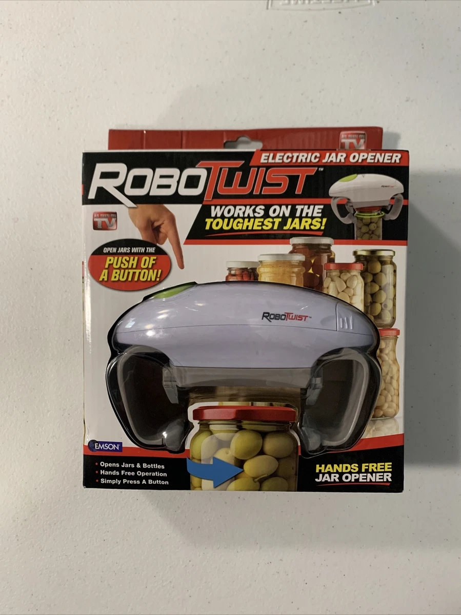 Brand New Emson Robotwist Electric Hands Free Jar Opener Sealed eBay