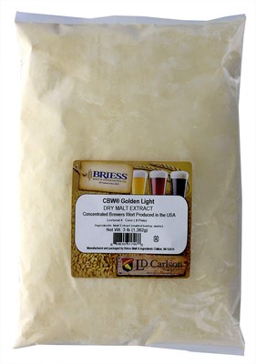 Briess HOZQ8-875 Dried Malt Extract- Golden Light- 3 48.0 Ounce (Pack of 1) 