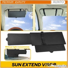 Car Sun Visor Extension Extender Shield Truck Front Side Window Shade Anti Glare