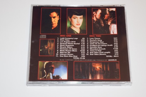 Blade Runner Limited Edition Vangelis 1982 Soundtrack 2-CD Set PROMO 21 tracks - Picture 2 of 6