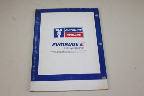 1980 Evinrude Ouboard Service Manual V-6 Models #5496 E150TRLCS E235TRLCS - Picture 5 of 10