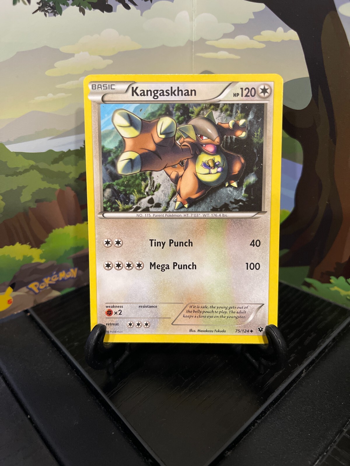 Kangaskhan 75/124 - Fates Collide - Uncommon - Pokemon Card TCG - LP