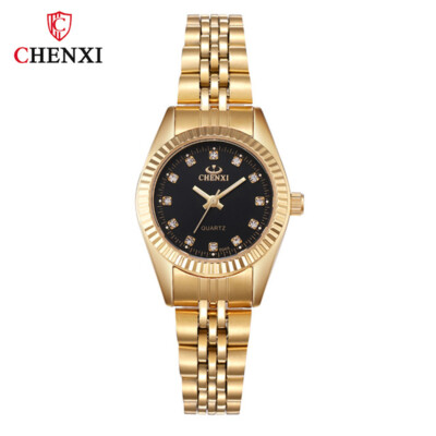 CHENXI Women Watch Gold Steel Watches for Ladies Elegant Gift