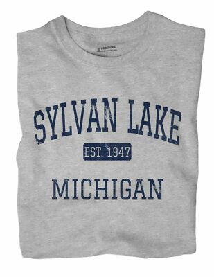 Sylvan Lake Michigan MI T-Shirt EST