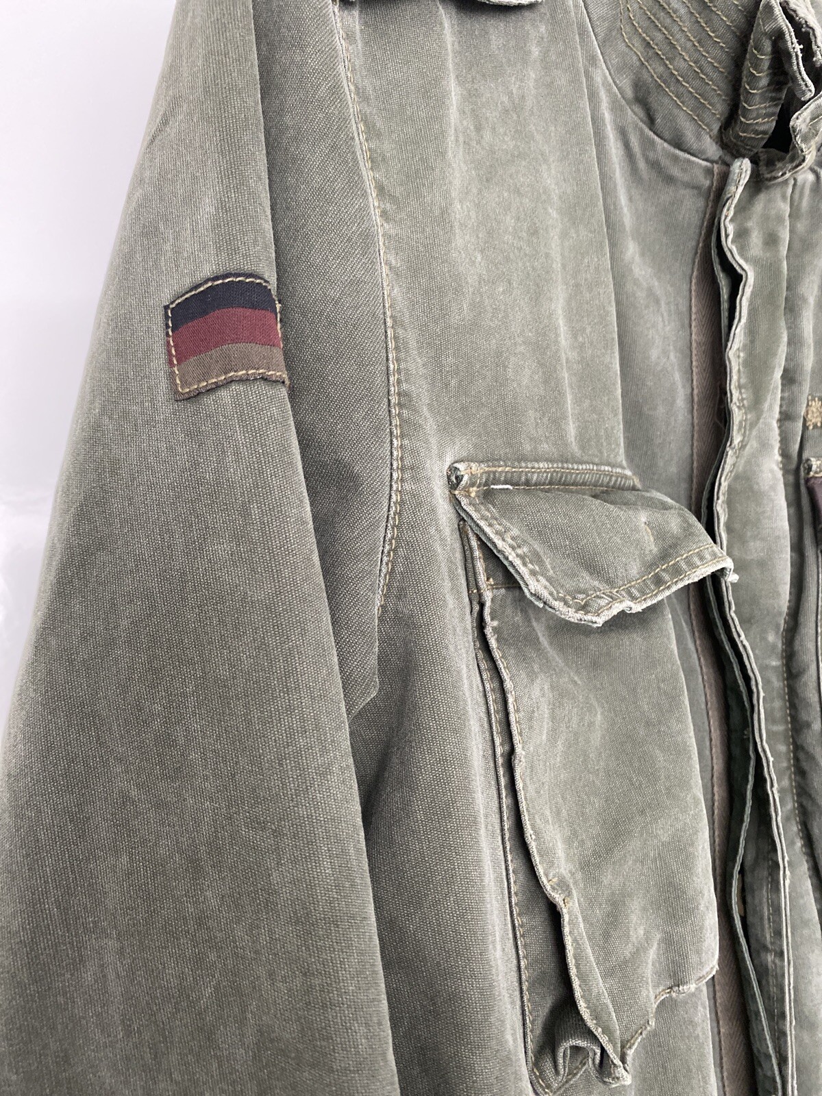 American Eagle Men’s Vintage Military style Jacket in… Gem