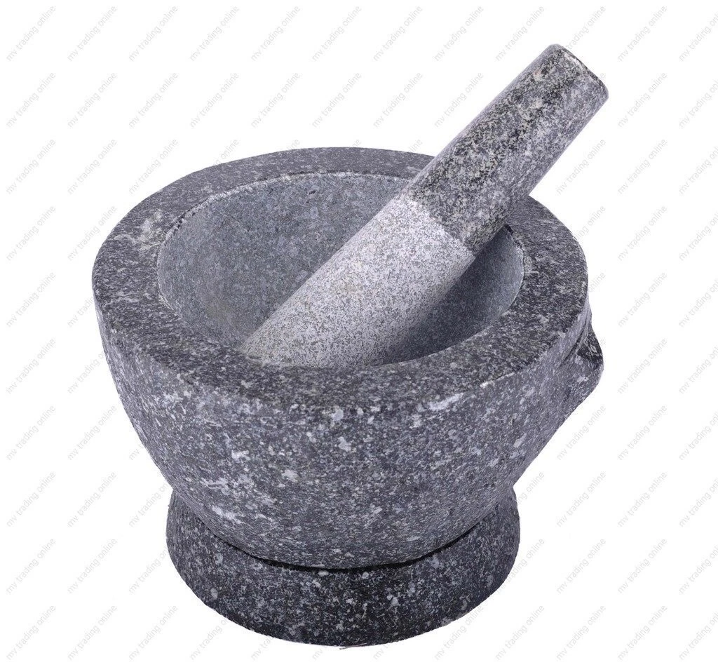 Stone (Granite) Mortar and Pestle ( 6, 7, 8, 9 inches)
Opens in a new window or tab
