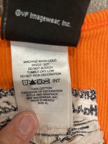 Camiseta sin mangas Harley Davidson Smokey Mountain Harley naranja mediana XL para mujer - Imagen 5 de 13