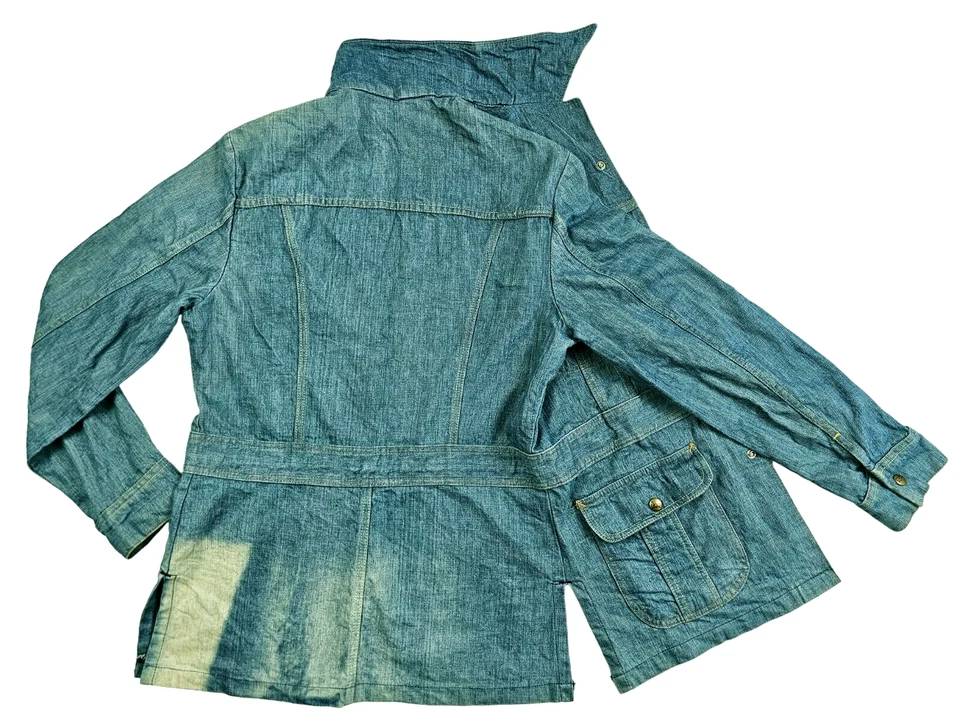 LO ÚLTIMO BLAZER VINTAGE AÑOS 80 Para hombres LEE @ SAFARI CHORE BARN 4 Piezas Chaqueta Denim Jeans M Foto 4 de 4