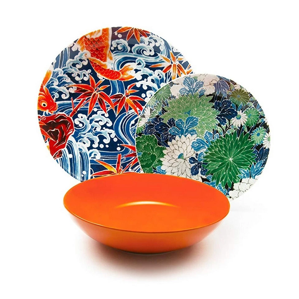 Excelsa Servizio Piatti 18 Pezzi Porcellana e ceramica Kimono 18 pz cod.62486 - Immagine 4 di 4