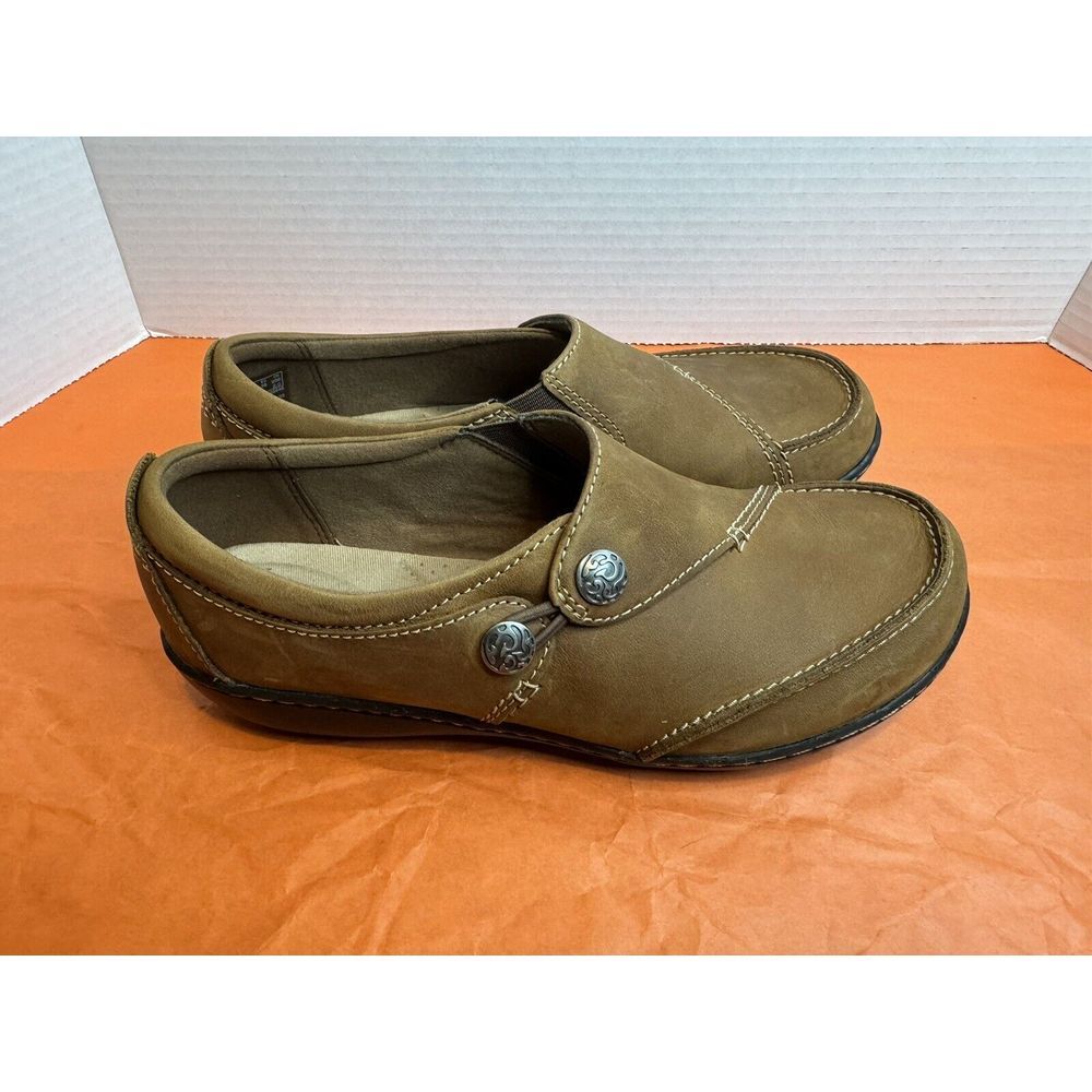 Clarks Tan/Brown Leather Slip-On Loafers Clarks Kempton Free Men main image 2