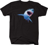 Tshirt -shark Great White 3d