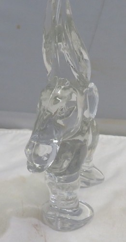 Heisey Imperial Glass WILD JACK Donkey Mule Clear - Picture 3 of 8