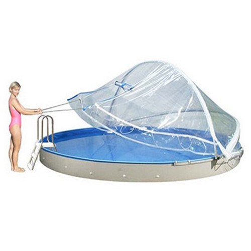 Rundpool Überdachung Cabrio Dome Ø 500 cm I Rund Pool 5 m - Bild 1 von 3