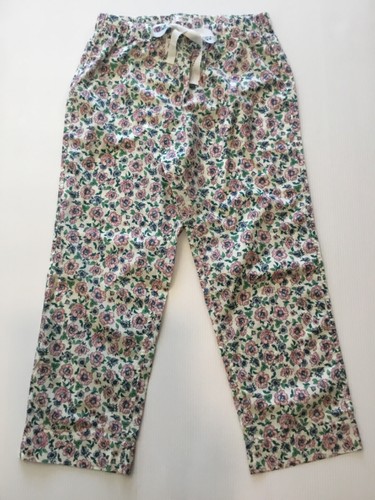 J.Crew Factory Women’s NWT Cotton Cropped Short-Sleeve Pant Pajama Set Size: S M - Picture 2 of 9
