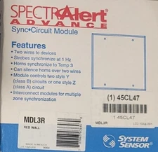 System Sensor MDL3R Fire Alarms - Red