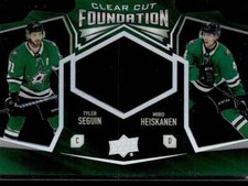 2019-20 Upper Deck Clear Cut Foundation Duos Tyler Seguin/Miro Heiskanen Dallas