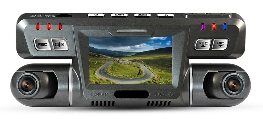 Dual Dash Camera WIFI Wireless Dashcam 4K Ultra HD 2180P Car Security Taxi