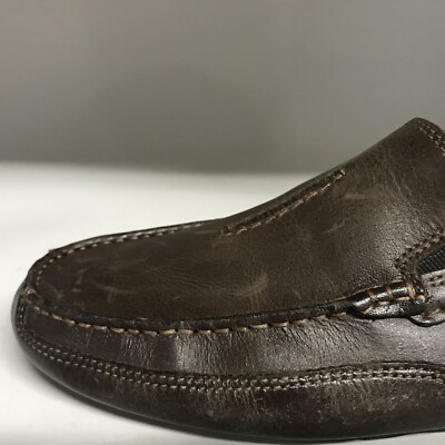 Clarks Men’s Ashmont Race Smooth Brown Leather Loafer Size 8.5M Clarks | Mens 9.5 | Ashmont Bit | Cognac | Mercari main image 3