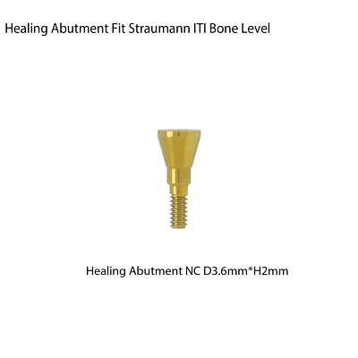 Titanium Cover Closure Screw Healing Cap Abutment Analog NC Fits Straumann ITI
